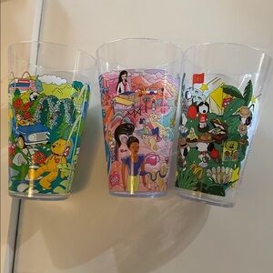 McDonald’s Collectors Series Cups Set of 3 Hello Kitty Barbie Snoopy Hot Wheels